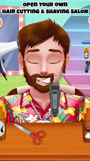 Crazy Beard Shaving Salon - Barber Games(圖2)-速報App