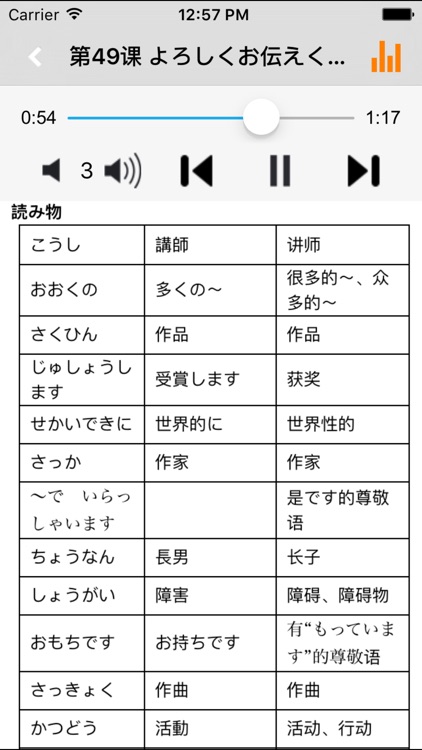 大家的日语初级1、2册单词全集 -背诵日本語词汇应工具 screenshot-4