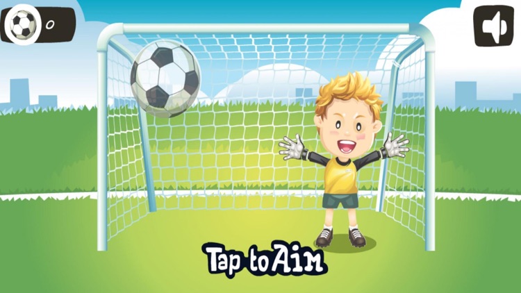 Football penalty Hit the ball