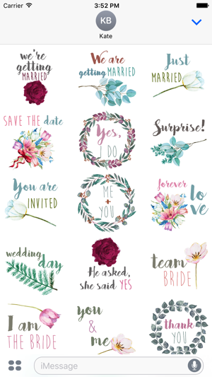 Wedding Watercolor Stickers(圖2)-速報App