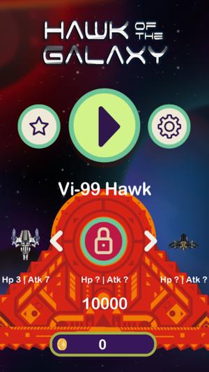 Hawk of the Galaxy - 2D Space Shooter Ga