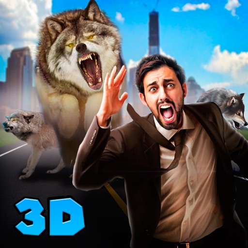 Angry Wolf Revenge: City Attack Simulator Icon