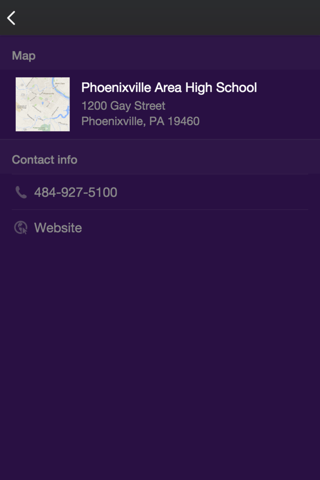 Phoenixville Area School District screenshot 2