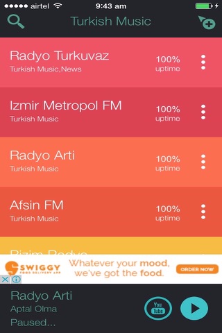 Turkish Music Radio Stations screenshot 2