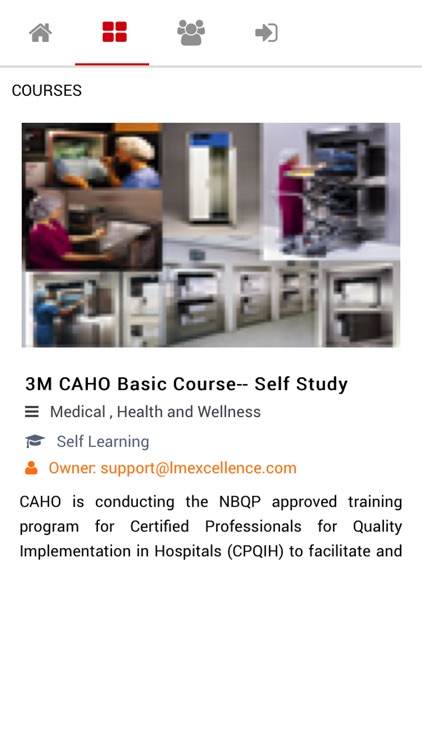 CAHO Learning Platform