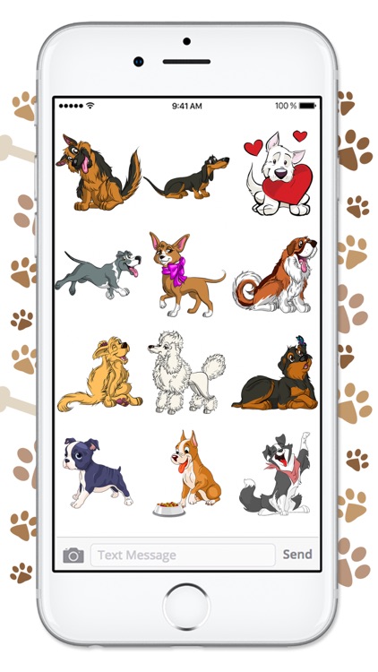 Cute Cartoon Dog Sticker Pack