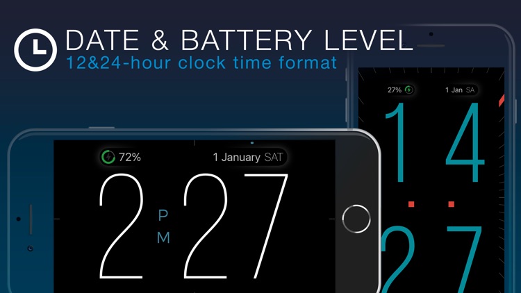 ClockPhone - big digital clock screenshot-0