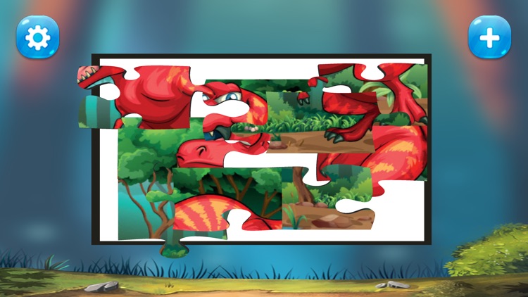 dinosaur puzzle toddlers learning game screenshot-3