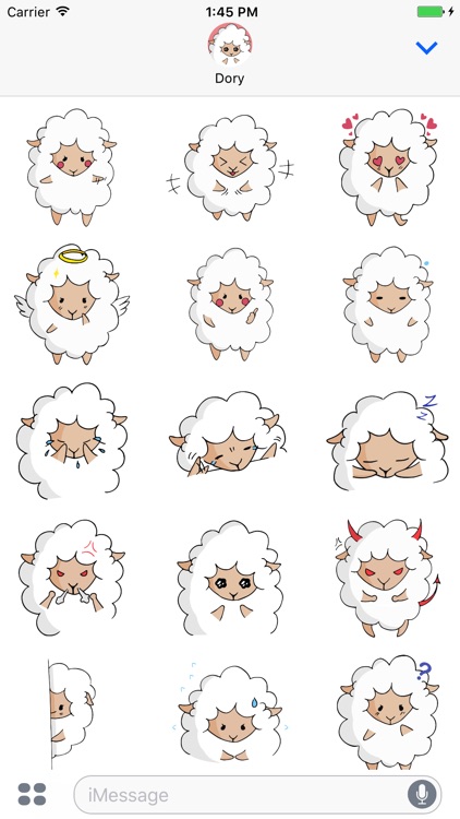 Fluffy Sheep - Animated Stickers for iMessage