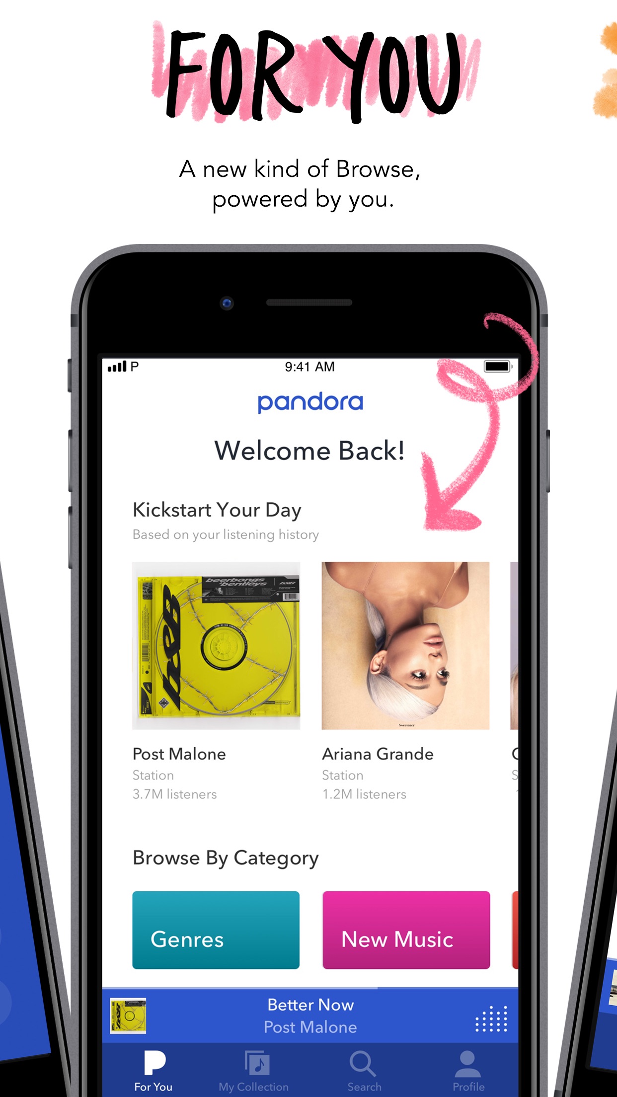 Pandora: Music & Podcasts 스크린샷
