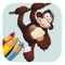 Monkey And Ice Cream Coloring Book Games Free