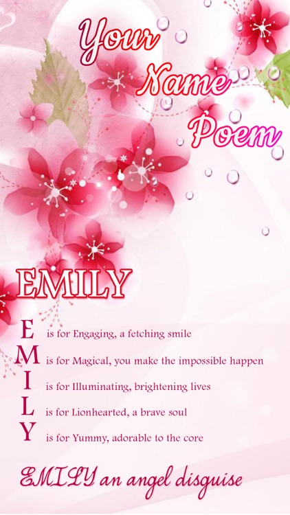 Name Poem : My Name Meaning & My Name Origin