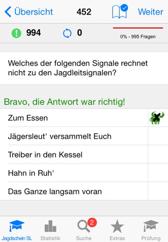 Jagdschein Saarland screenshot 2