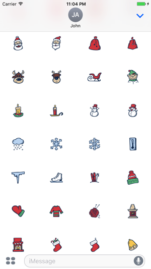 Christmas and New Year iMessage Stickers(圖2)-速報App