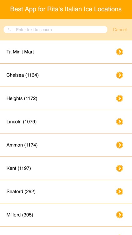 Best App for Rita's Italian Ice Locations