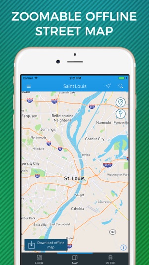 Saint Louis Travel Guide with Offline Street Map(圖3)-速報App