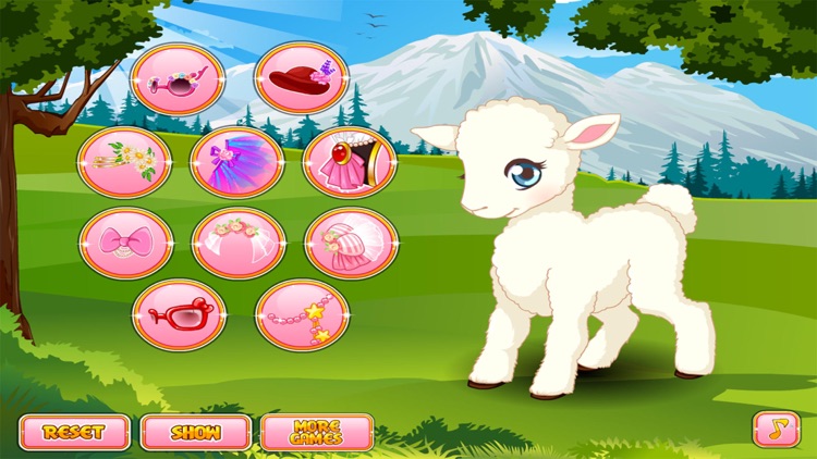 The Sheep Dress up in farm free games for girls