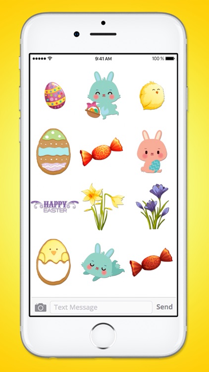 Happy Easter Basket Sticker Pack screenshot-3