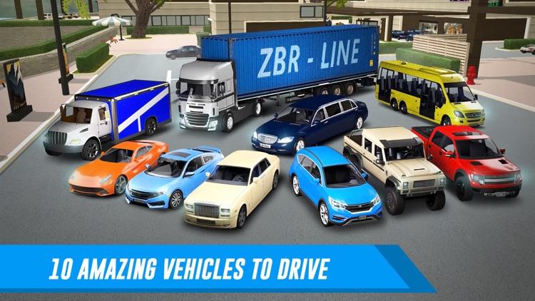 Shopping Mall Car Parking & Truck Delivery Driver
