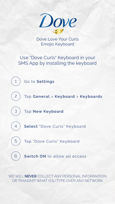 How to cancel & delete Dove Love Your Curls Emojis from iphone & ipad 2