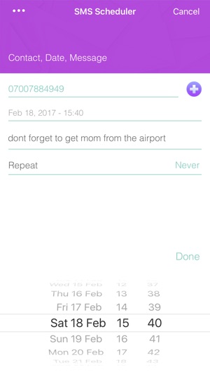 SMS HERO - Schedule any sms to be sent on time(圖2)-速報App
