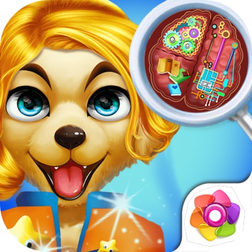 Puppy Girl's Brain Cure-Pets Vet Doctor iOS App