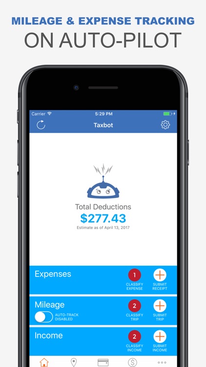 Taxbot - Automatic Mileage & Expense Tracker