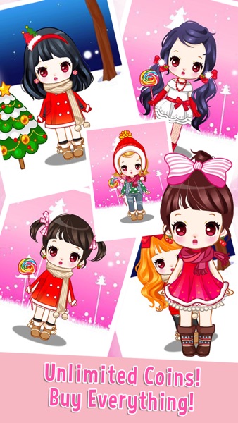 【图】Tiny Santa Cute Xmas Girl Dress Up(截图3)