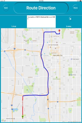 Salt Lake City UT USA Offline City Maps Navigation screenshot 3