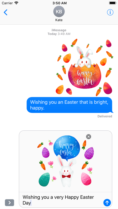 How to cancel & delete Watercolor Easter Day Stickers from iphone & ipad 2