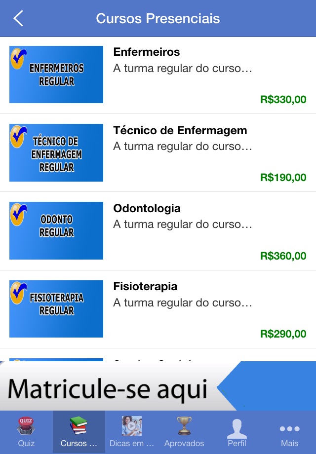 SaúdeAprovação App screenshot 3
