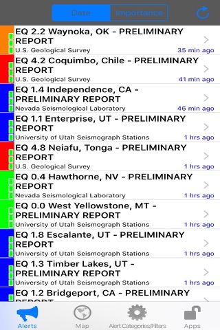 Instant USGS Earthquake Pro screenshot 2