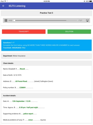 IELTS Listening Practice Tests - náhled
