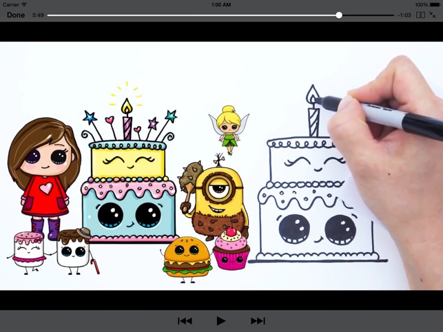 How to Draw Cute Foods for iPad(圖5)-速報App