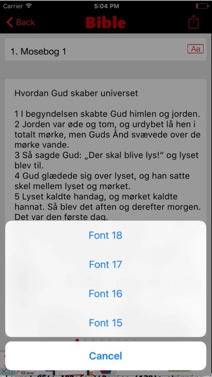 Danish Bible screenshot-3