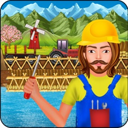 Village Farm Bridge Builder