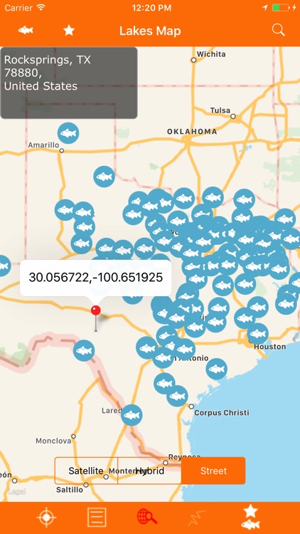 Texas – Fishing Lakes