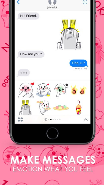 Little Seal Stickers & Emoji Keyboard By ChatStick