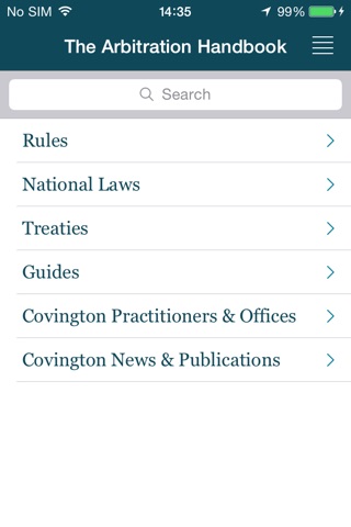 Covington Arbitration Handbook screenshot 2