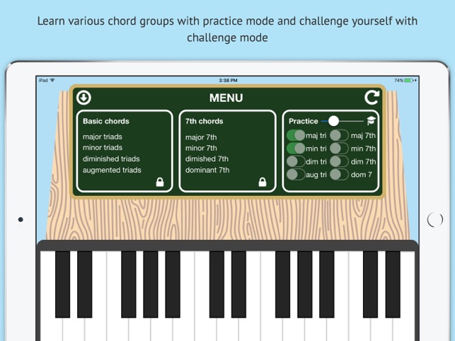 ChordSensei - memorize piano chords - music theory(圖2)-速報App