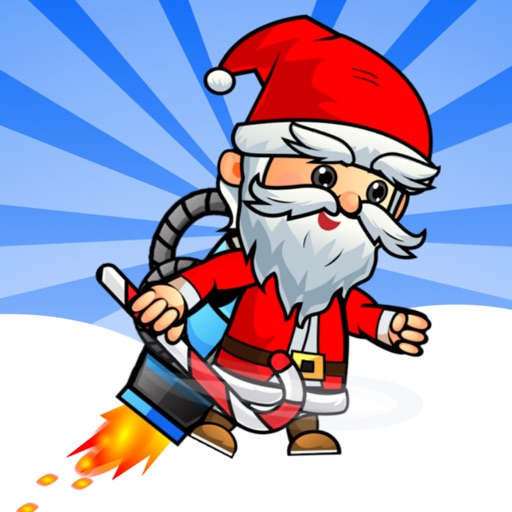 Santa Claus Jetpack Icon