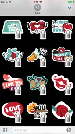 Game screenshot In Love Sticker Pack hack