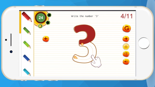 英語ABC字母123跟踪數為孩子(圖3)-速報App
