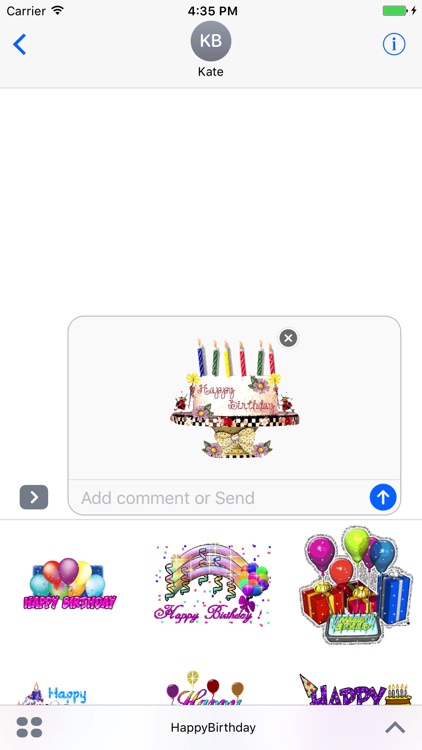 Happy Birthday Animated Stickers screenshot-3