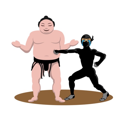 Sumo & Ninja Emoji icon