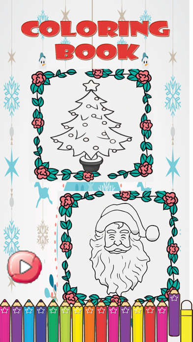 How to cancel & delete Merry Christmas Coloring for kid and Preschoolers from iphone & ipad 1