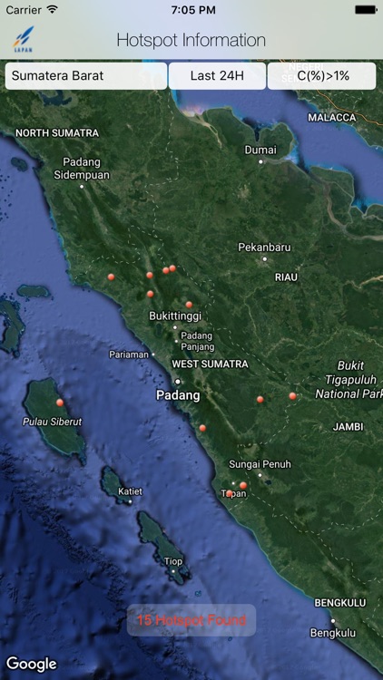 LAPAN: Fire Hotspot