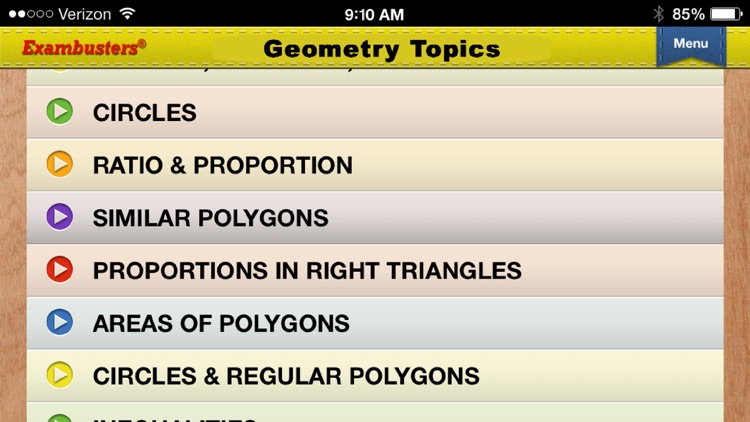 SAT Prep Math Flashcards Exambusters screenshot-3