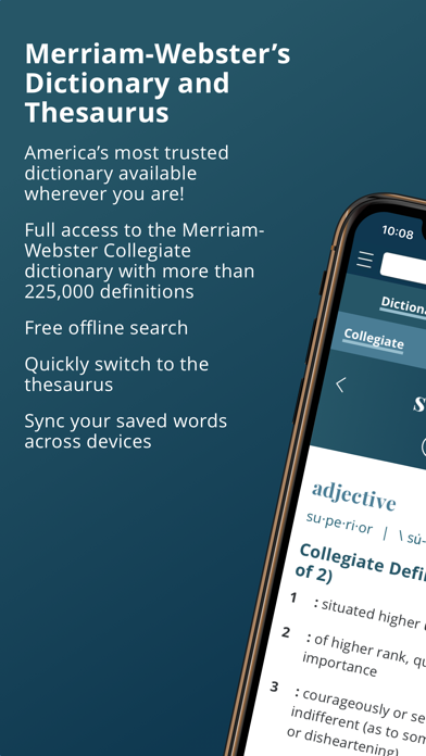 Merriam-Webster Dictionary+ Screenshots