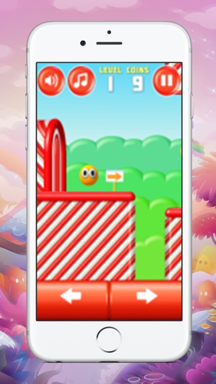 Jumping little yellow ball